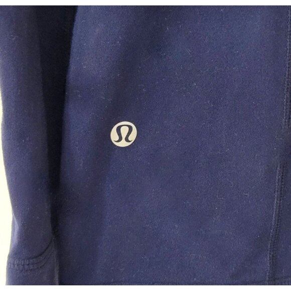 Lululemon Athletica Blue Zip Front Jacket Women's Size 6 - Picture 4 of 5